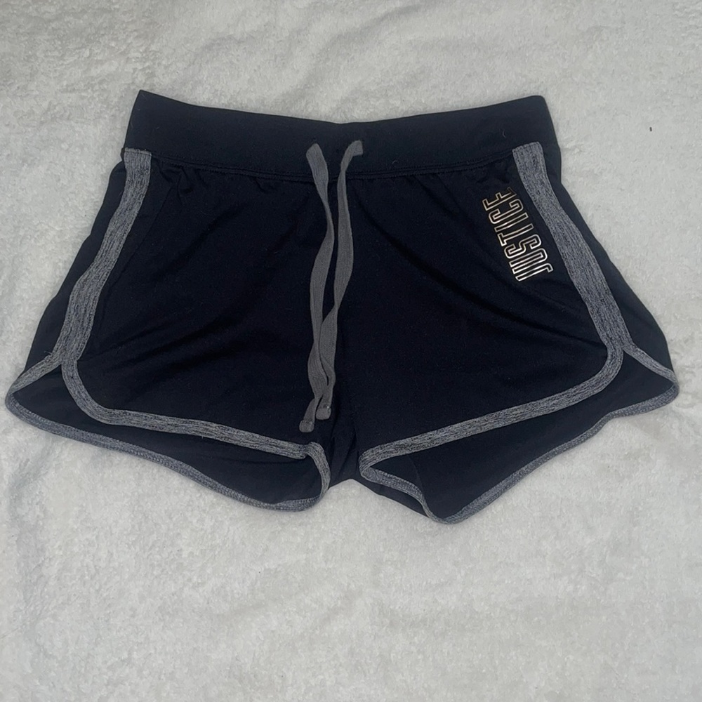 Black athletic shorts!